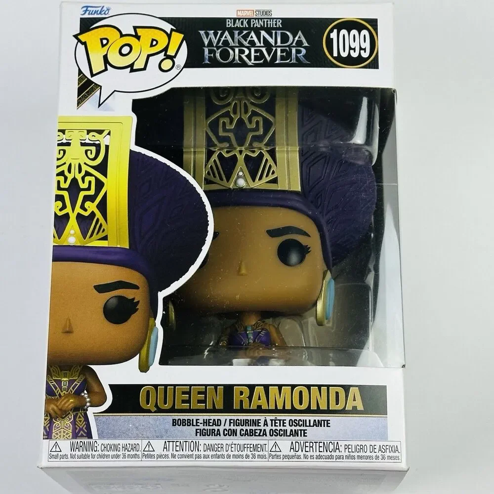 Funko Pop Lot of 4 Black Panther Wakanda Forever Queen Ramonda Nakia M’Baku NIB